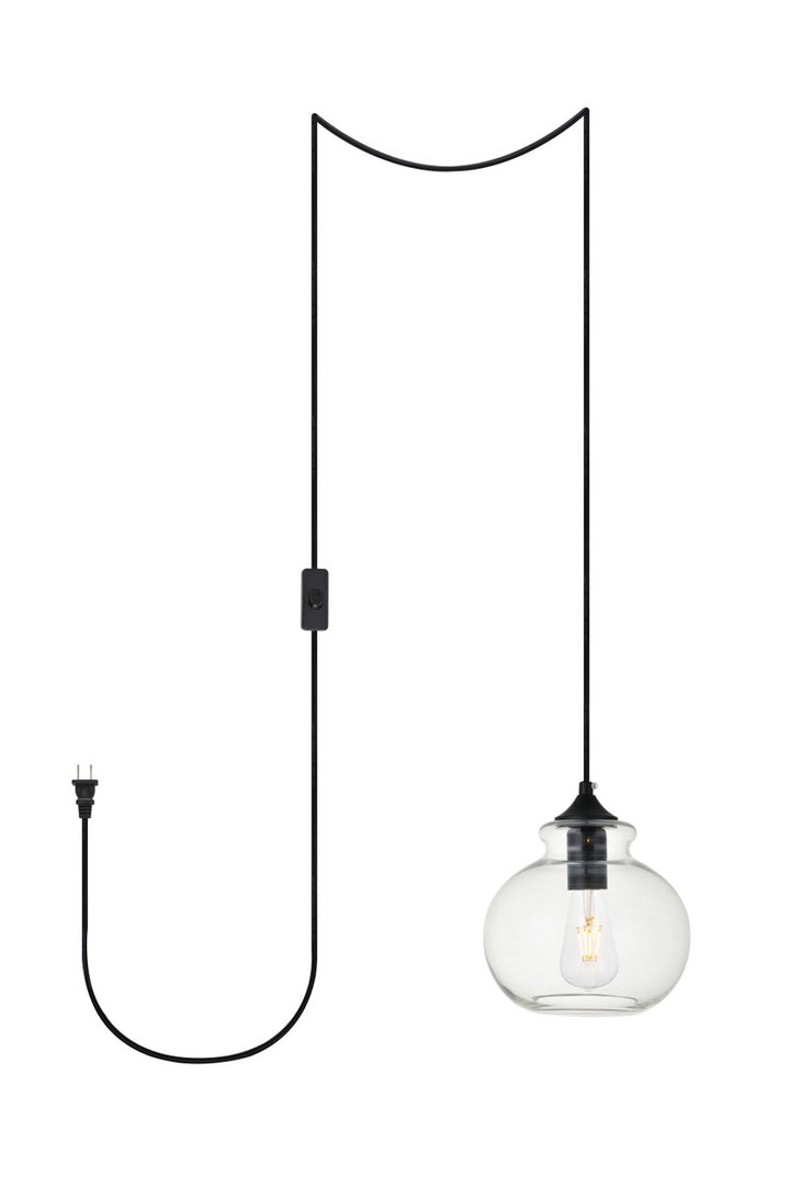 Elegant Destry LDPG2245BK Pendant Light - Black