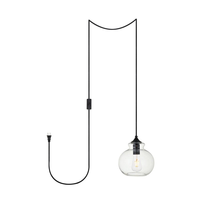 Elegant Destry LDPG2245BK Pendant Light - Black