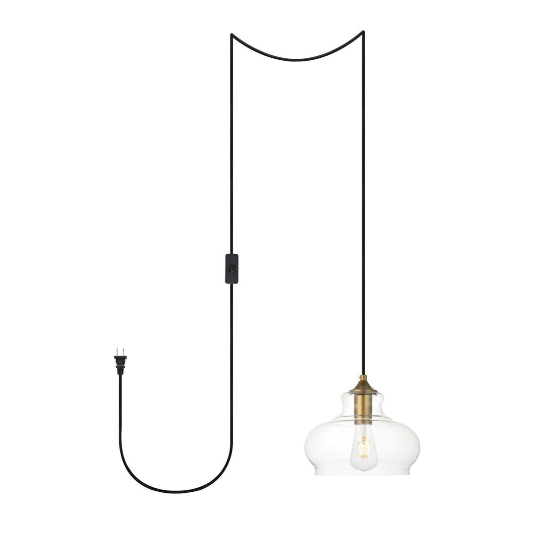 Elegant Destry LDPG2246BR Pendant Light - Brass