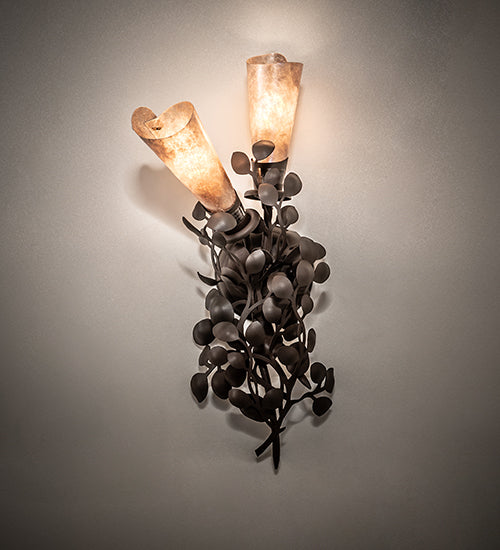 Meyda Tiffany Vinca Vine 120695 Wall Light - Wrought Iron