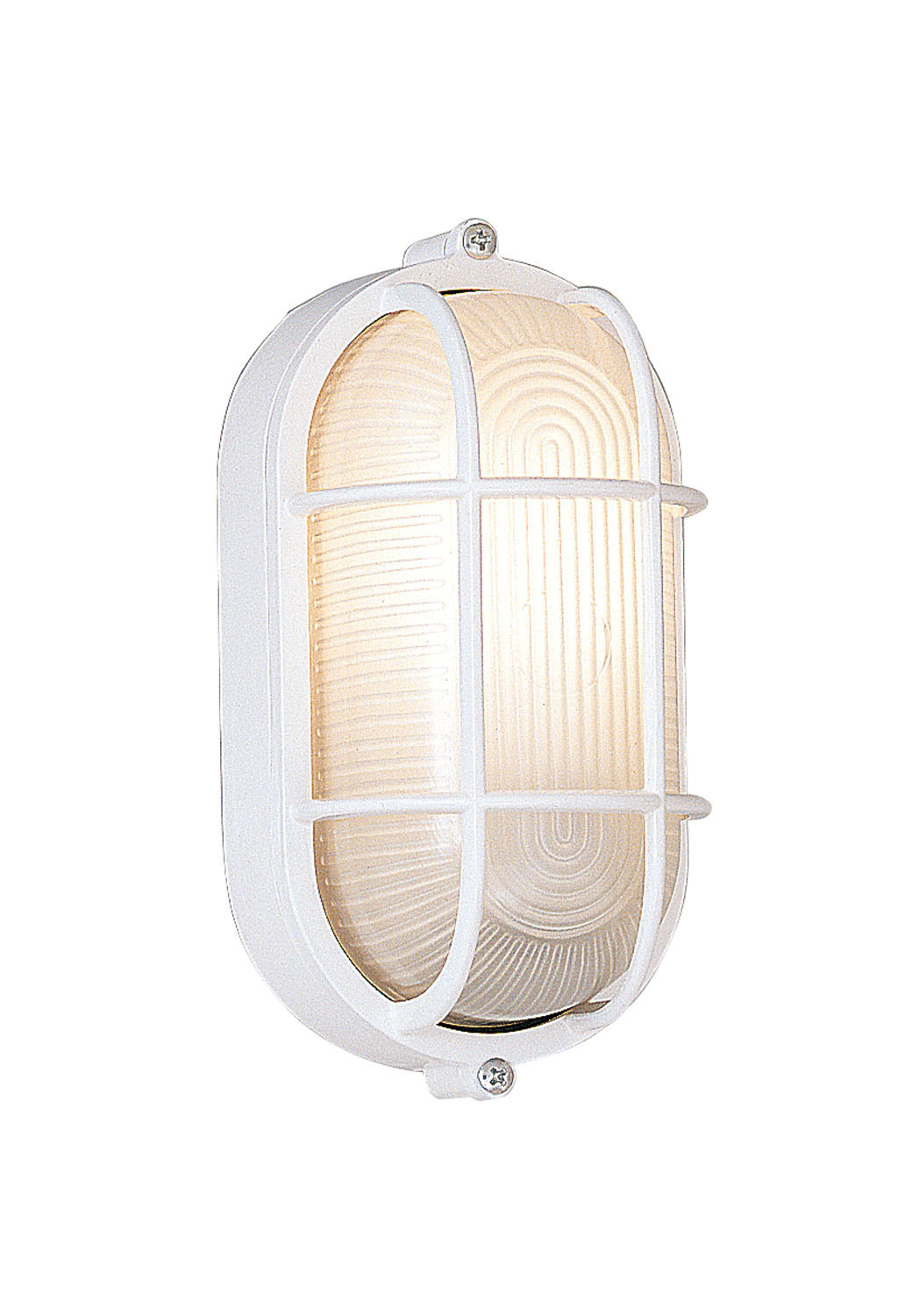 Designers Fountain 2071-WH Bulkhead One Light Bulkhead W/Guard Outdoor White