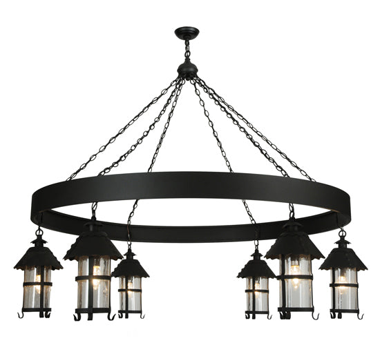 Meyda Tiffany Rutland 120725 Chandelier Light - Black