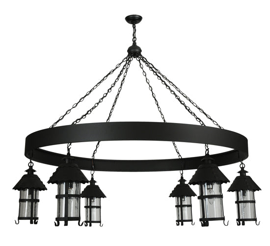 Meyda Tiffany Rutland 120725 Chandelier Light - Black