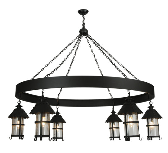 Meyda Tiffany Rutland 120725 Chandelier Light - Black