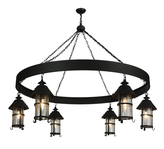 Meyda Tiffany Rutland 120725 Chandelier Light - Black