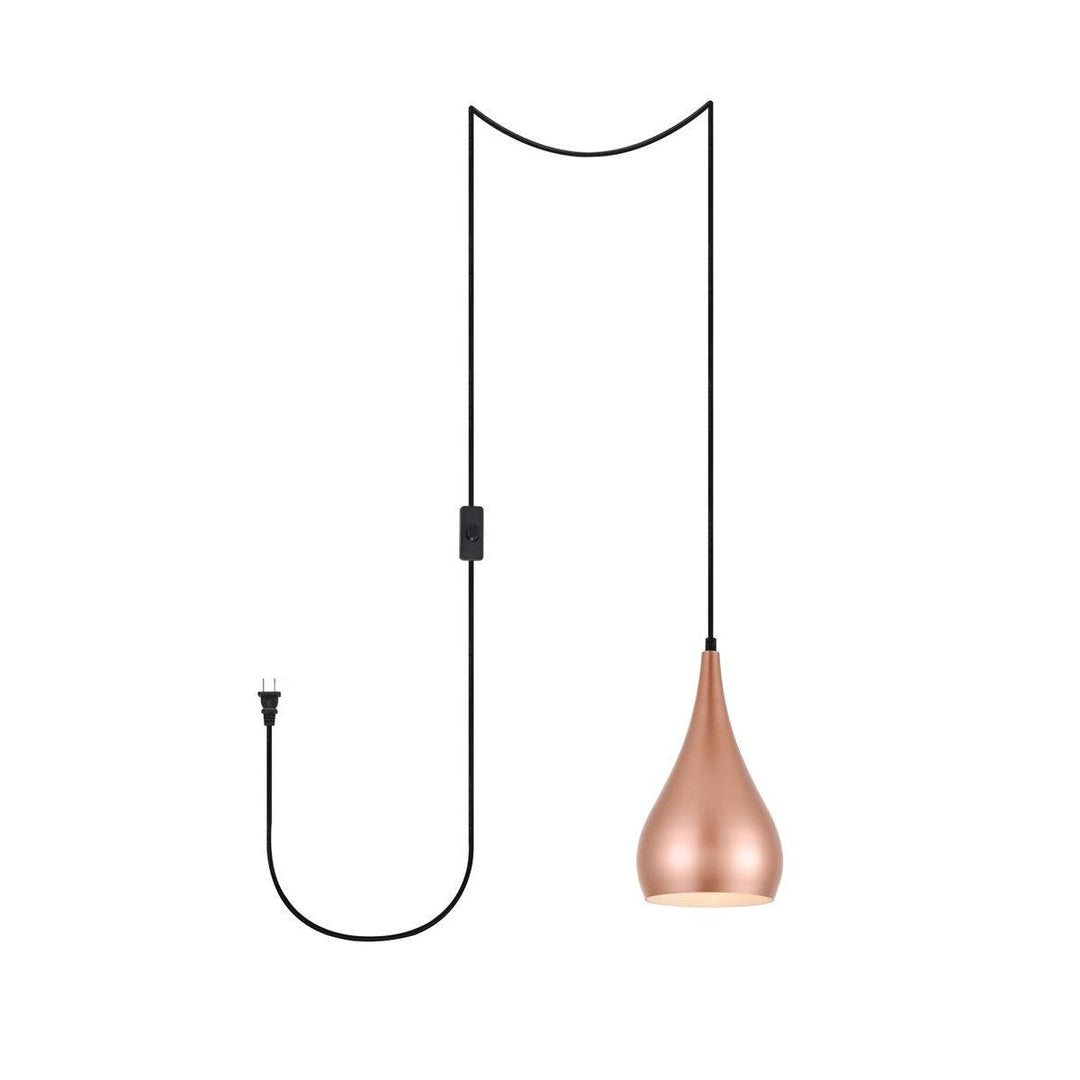 Elegant Nora LDPG2001HG Pendant Light - Honey Gold