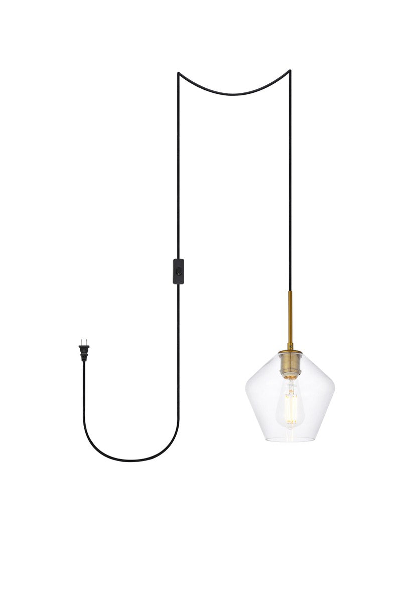 Elegant Gene LDPG2256BR Pendant Light - Brass