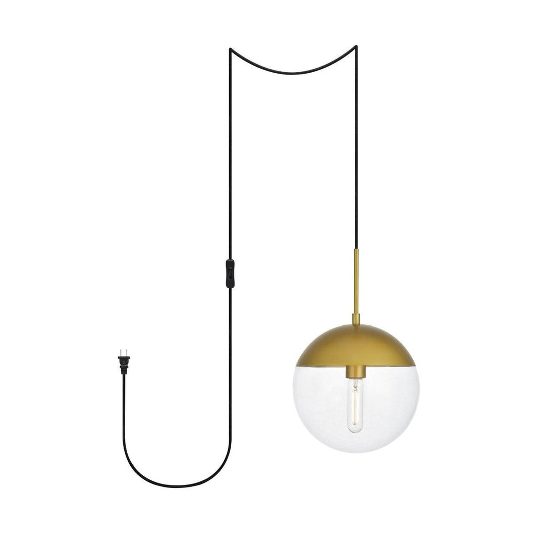 Elegant Eclipse LDPG6037BR Pendant Light - Brass