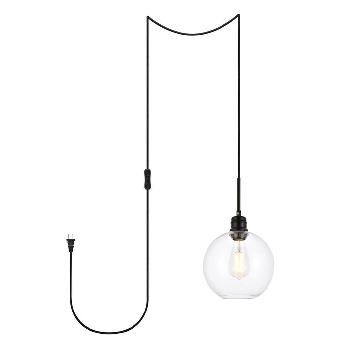 Elegant Emett LDPG6204BK Pendant Light - Black