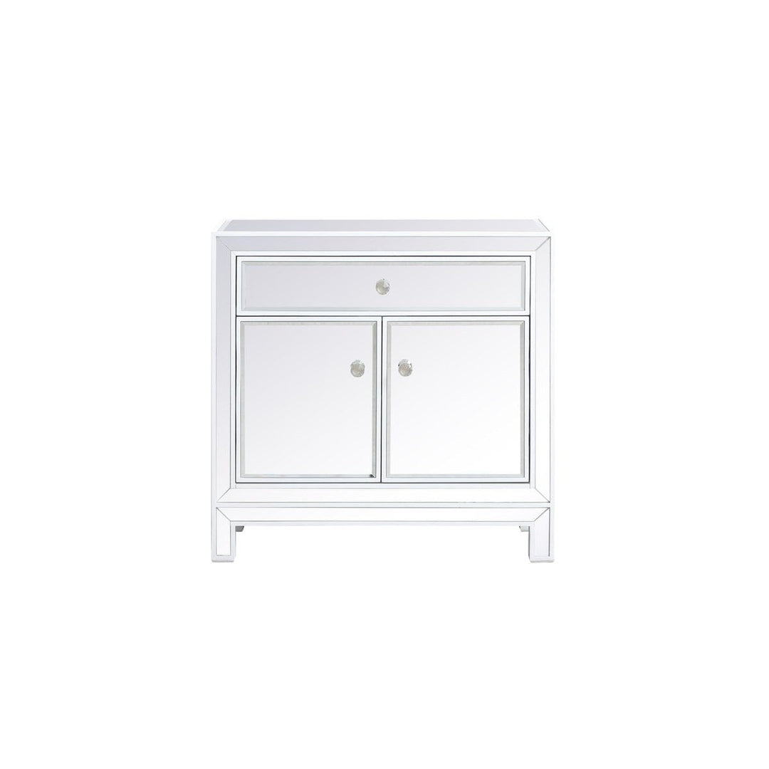 Elegant Lighting MF71034WH Modern Reflexion Furniture White