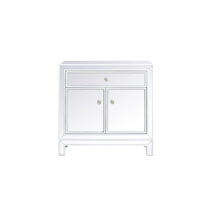 Elegant Lighting MF71034WH Modern Reflexion Furniture White