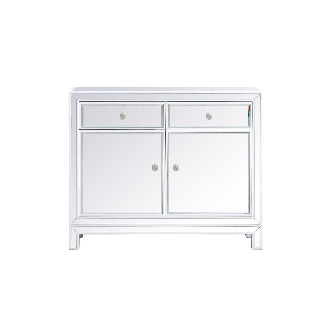 Elegant Lighting MF72002WH Modern Reflexion Furniture White