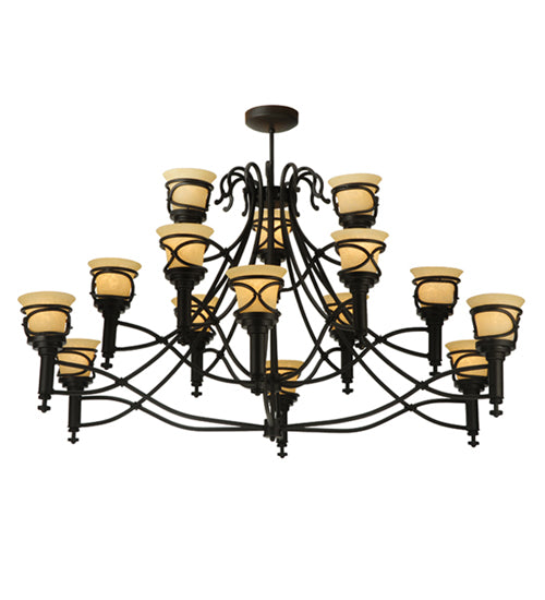 Meyda Tiffany Aspen 120749 Chandelier Light - Oil Rubbed Bronze