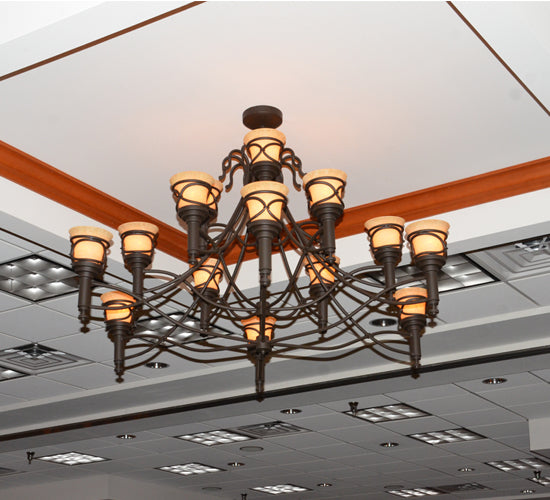 Meyda Tiffany Aspen 120749 Chandelier Light - Oil Rubbed Bronze