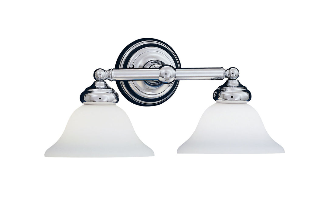 Designers Fountain Opal Essence 4967-CH Bath Vanity Light 18 in. wide - Chrome