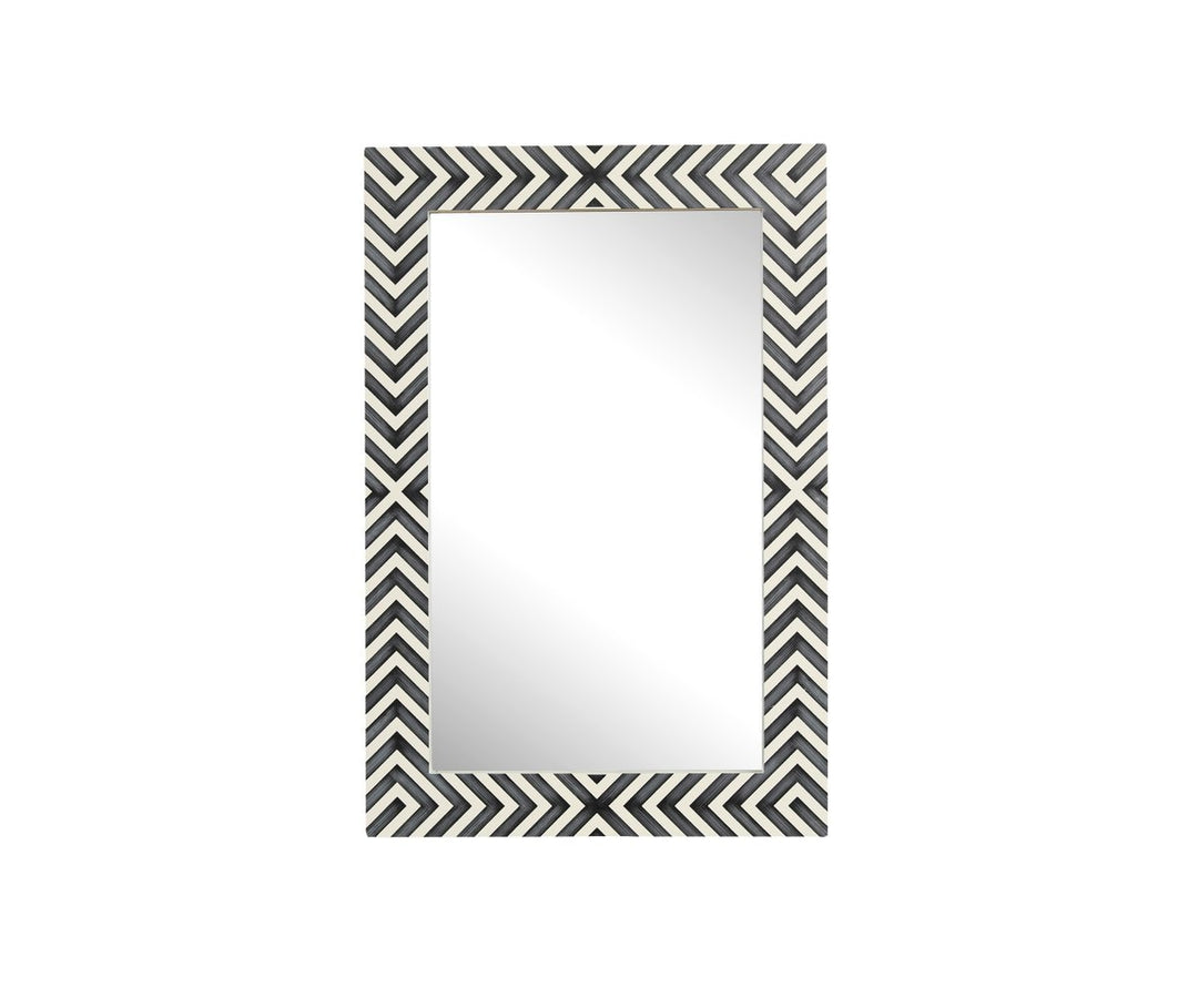 Elegant Lighting MR52030 Modern Oullette Mirror Chevron