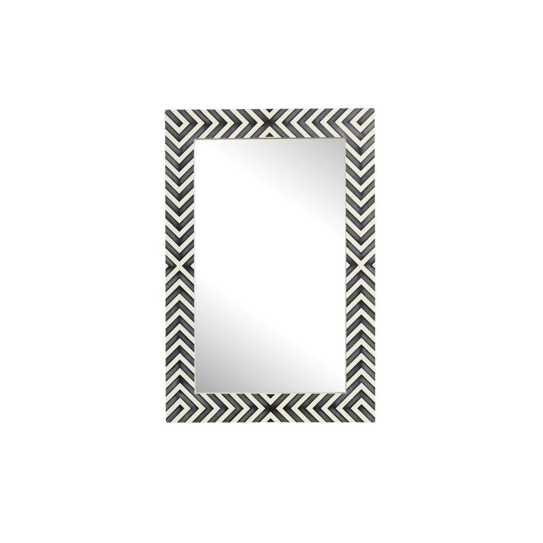 Elegant Lighting MR52030 Modern Oullette Mirror Chevron