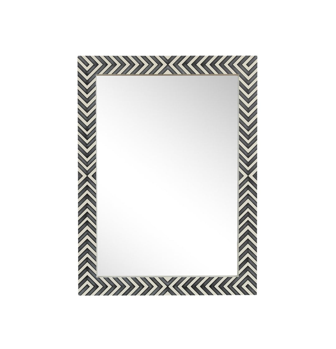 Elegant Lighting MR52736 Modern Oullette Mirror Chevron