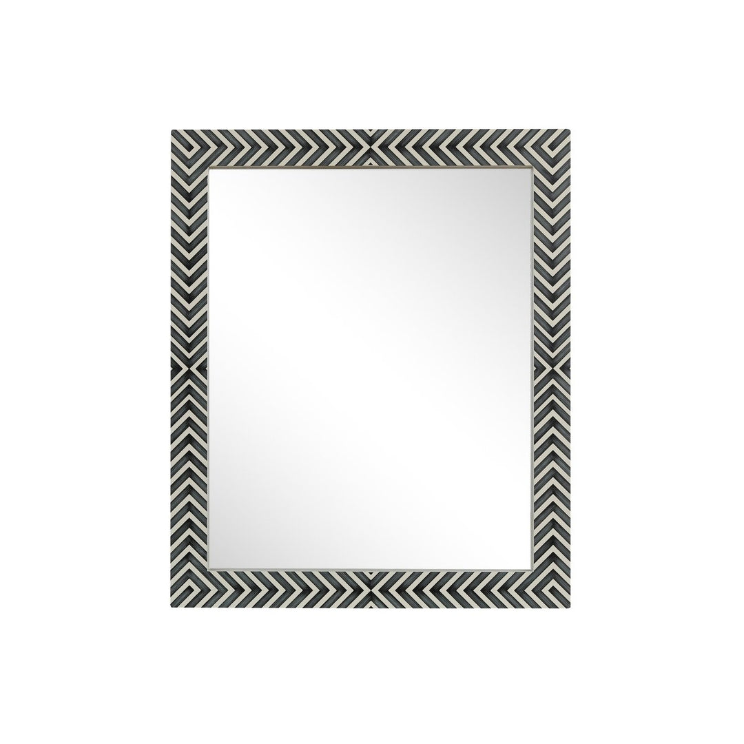 Elegant Lighting MR53036 Modern Oullette Mirror Chevron