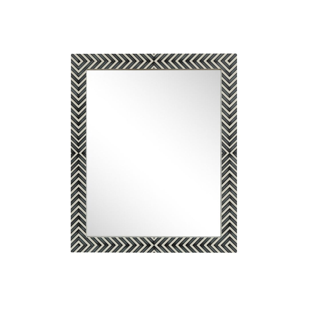 Elegant Lighting MR53036 Modern Oullette Mirror Chevron