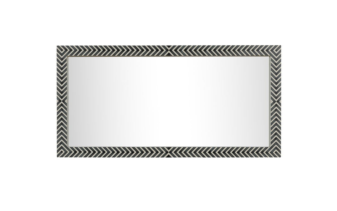 Elegant Lighting MR53060 Modern Oullette Mirror Chevron