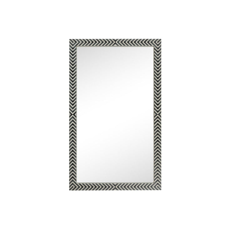 Elegant Lighting MR53660 Modern Oullette Mirror Chevron