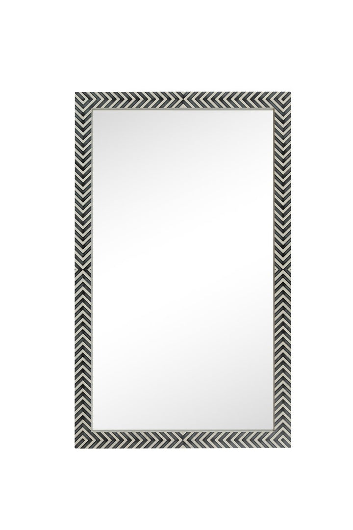 Elegant Lighting MR53660 Modern Oullette Mirror Chevron