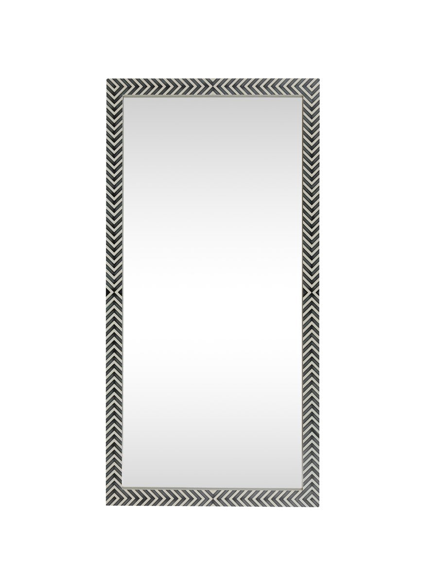 Elegant Lighting MR53672 Modern Oullette Mirror Chevron