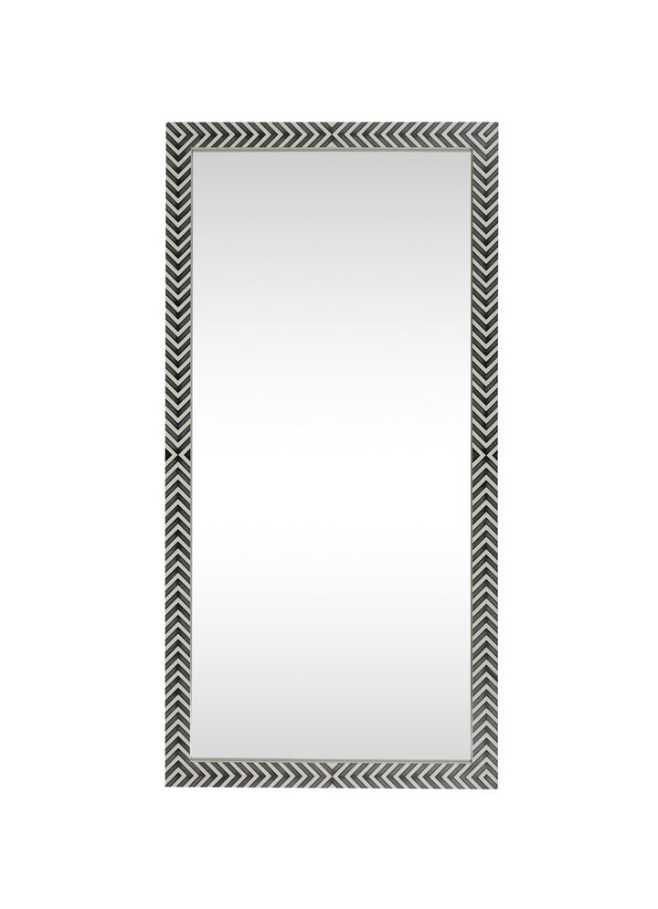 Elegant Lighting MR53672 Modern Oullette Mirror Chevron