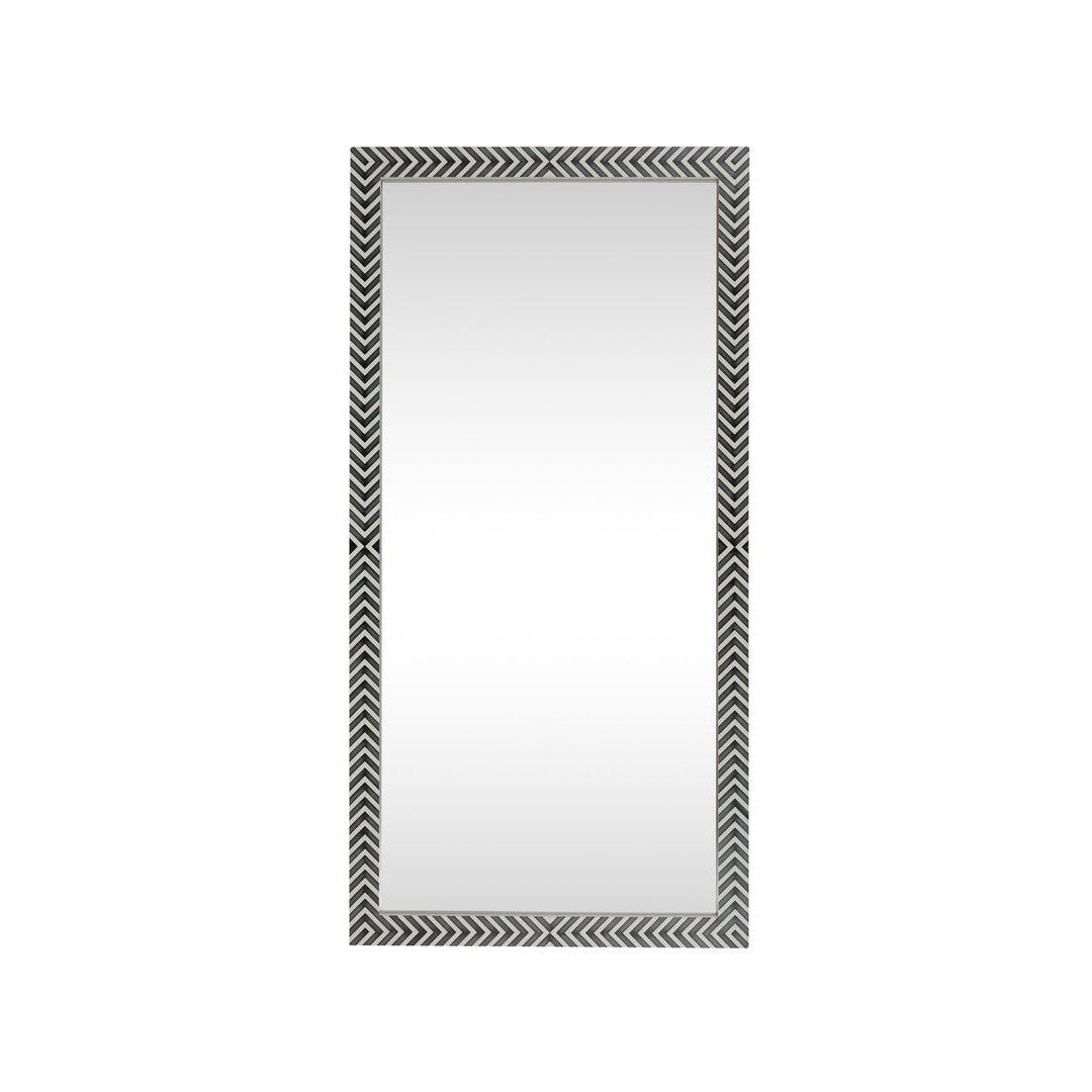 Elegant Lighting MR53672 Modern Oullette Mirror Chevron