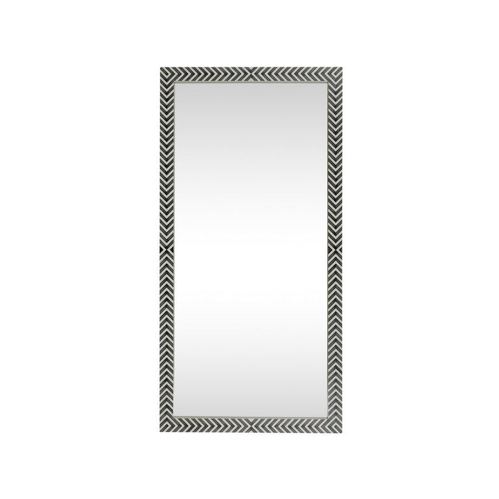 Elegant Lighting MR53672 Modern Oullette Mirror Chevron