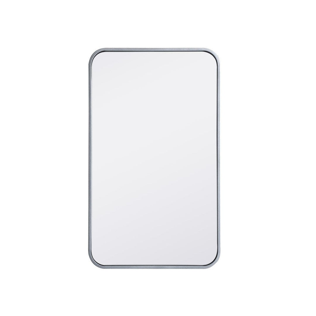 Elegant Lighting MR801830S Modern Evermore Mirror Silver