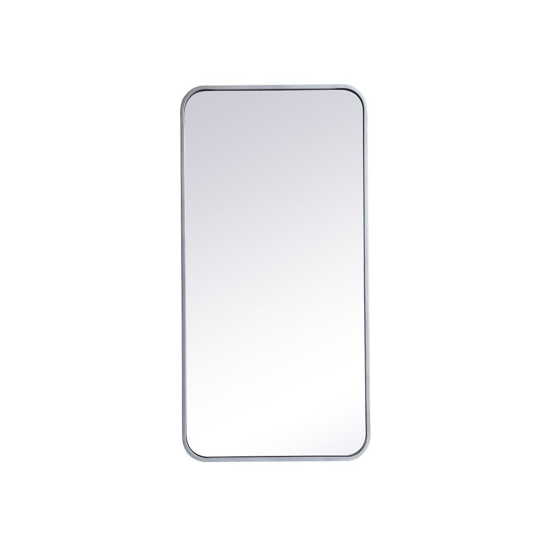 Elegant Lighting MR801836S Modern Evermore Mirror Silver