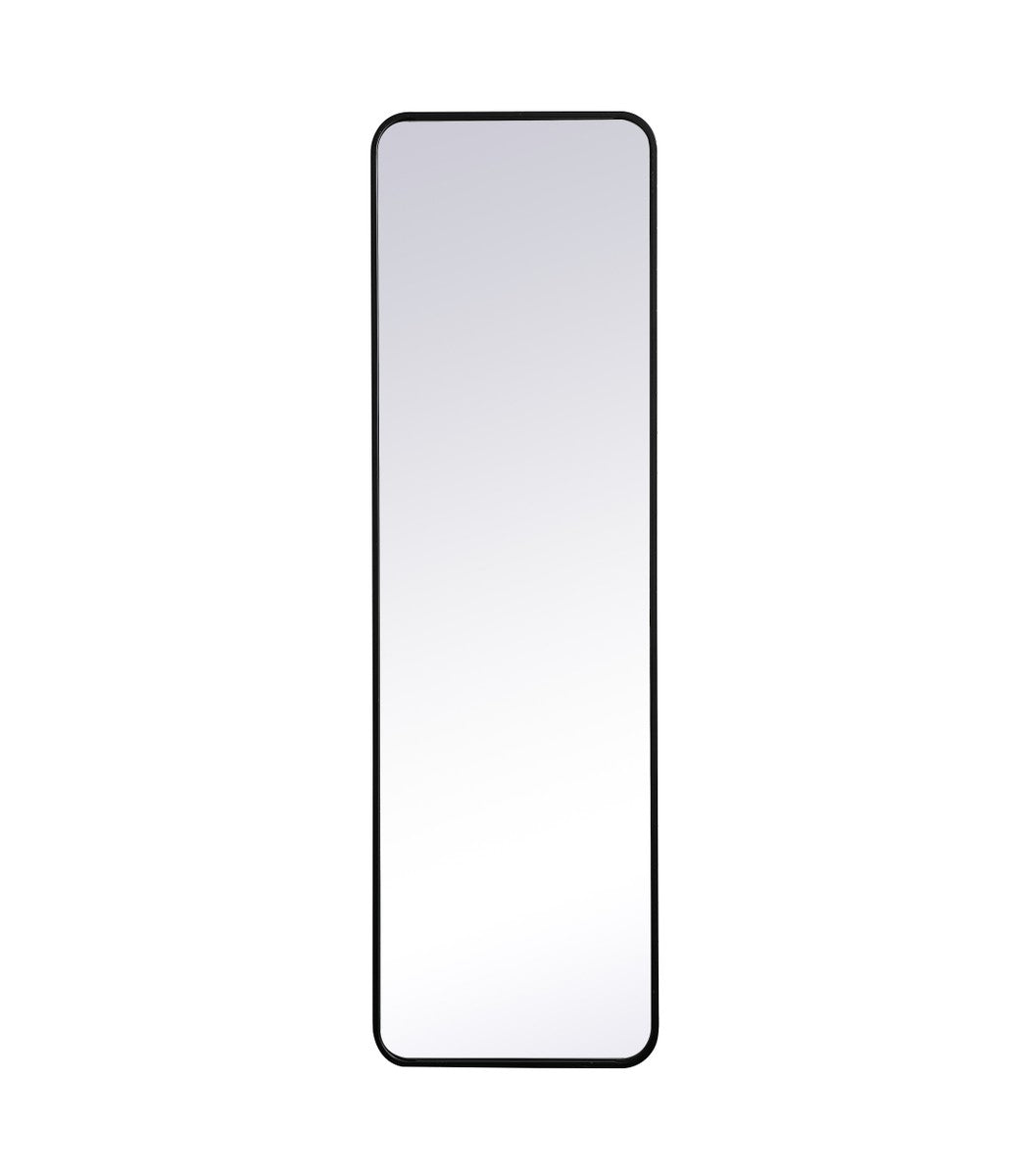 Elegant Lighting MR801860BK Modern Evermore Mirror Black