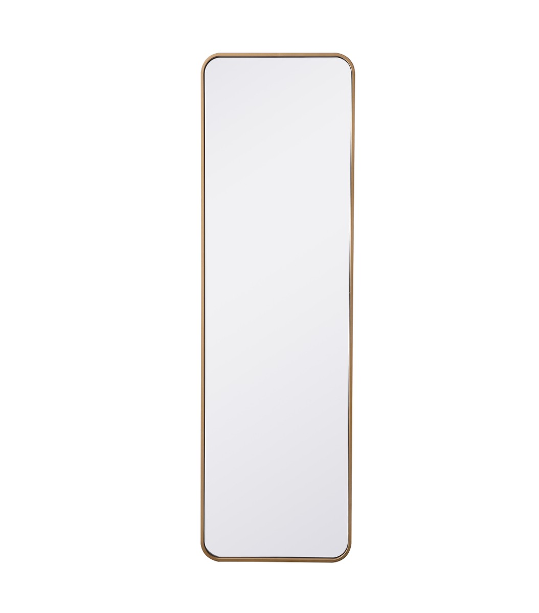 Elegant Lighting MR801860BR Modern Evermore Mirror Brass