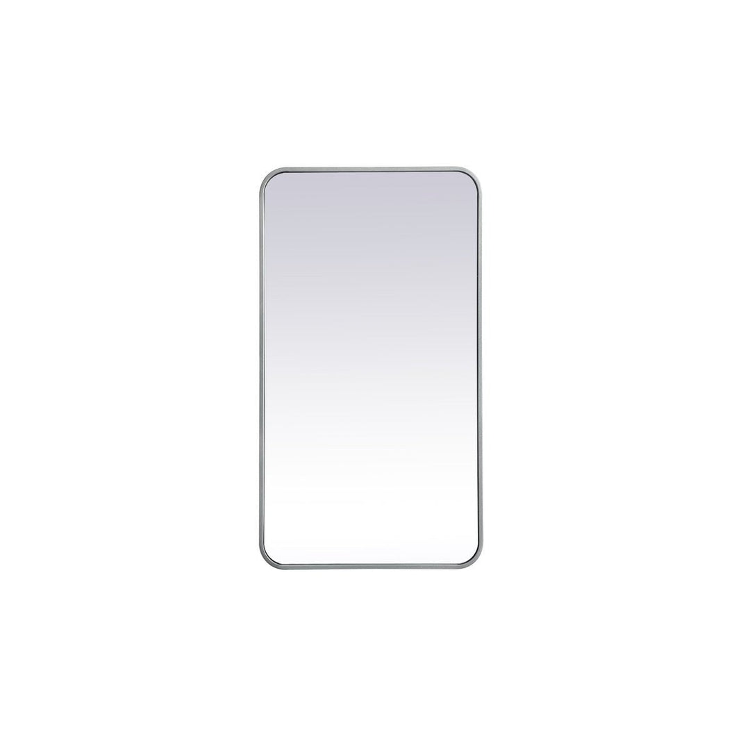 Elegant Lighting MR802036S Modern Evermore Mirror Silver