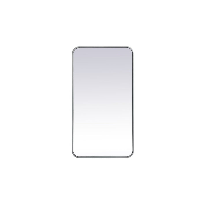 Elegant Lighting MR802036S Modern Evermore Mirror Silver