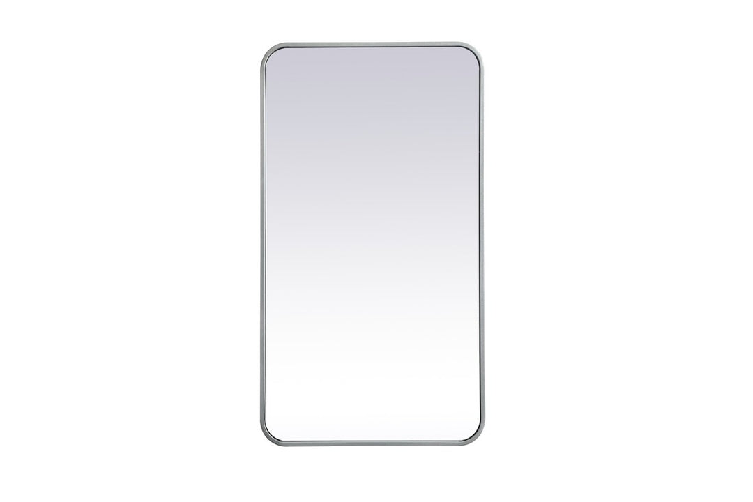 Elegant Lighting MR802036S Modern Evermore Mirror Silver