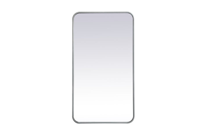 Elegant Lighting MR802036S Modern Evermore Mirror Silver