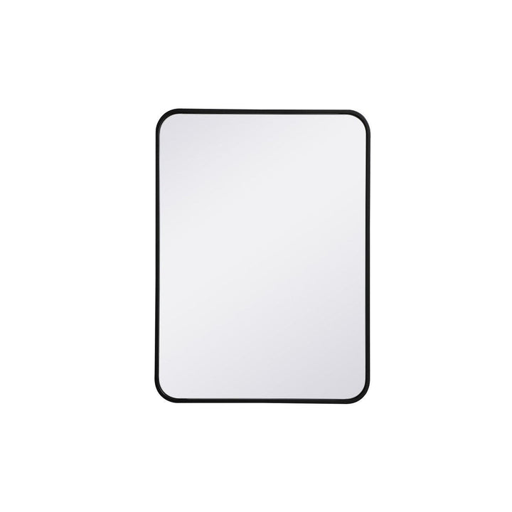 Elegant Lighting MR802230BK Modern Evermore Mirror Black