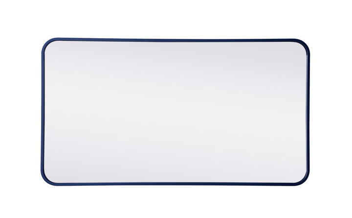 Elegant Lighting MR802240BL Modern Evermore Mirror Blue