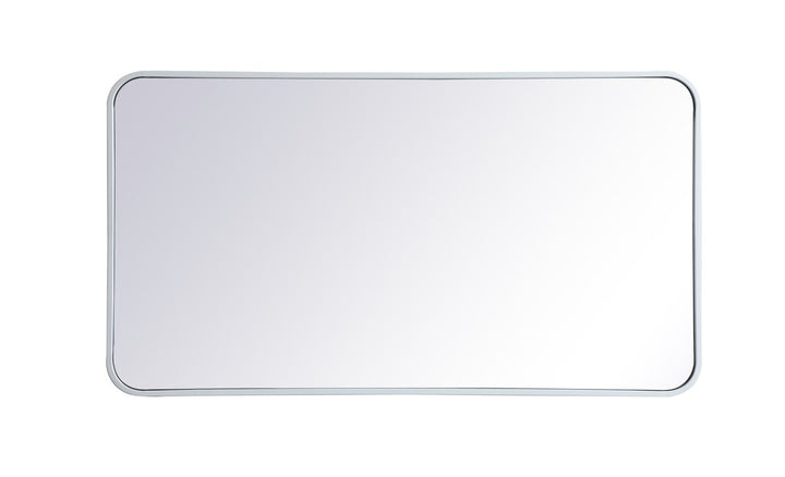 Elegant Lighting MR802240WH Evermore Mirror Mirror White