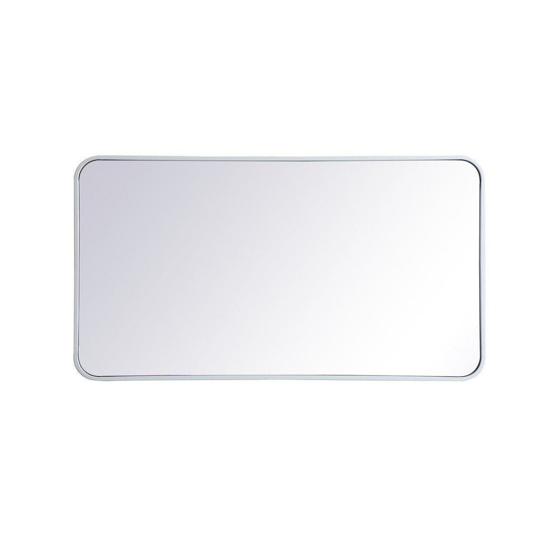 Elegant Lighting MR802240WH Evermore Mirror Mirror White