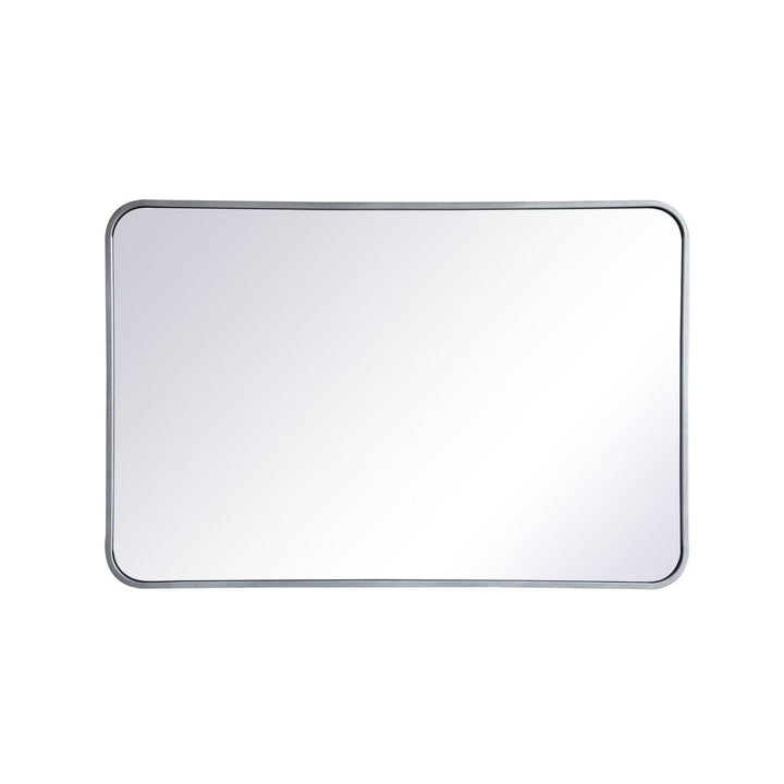 Elegant Lighting MR802436S Modern Evermore Mirror Silver