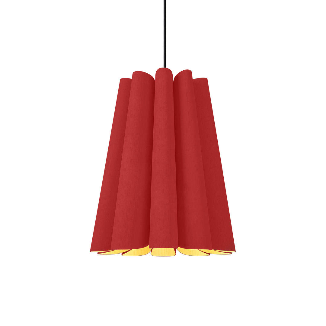 Bruck WEP WEPOLI/39/RED/ASH Pendant Light - Black