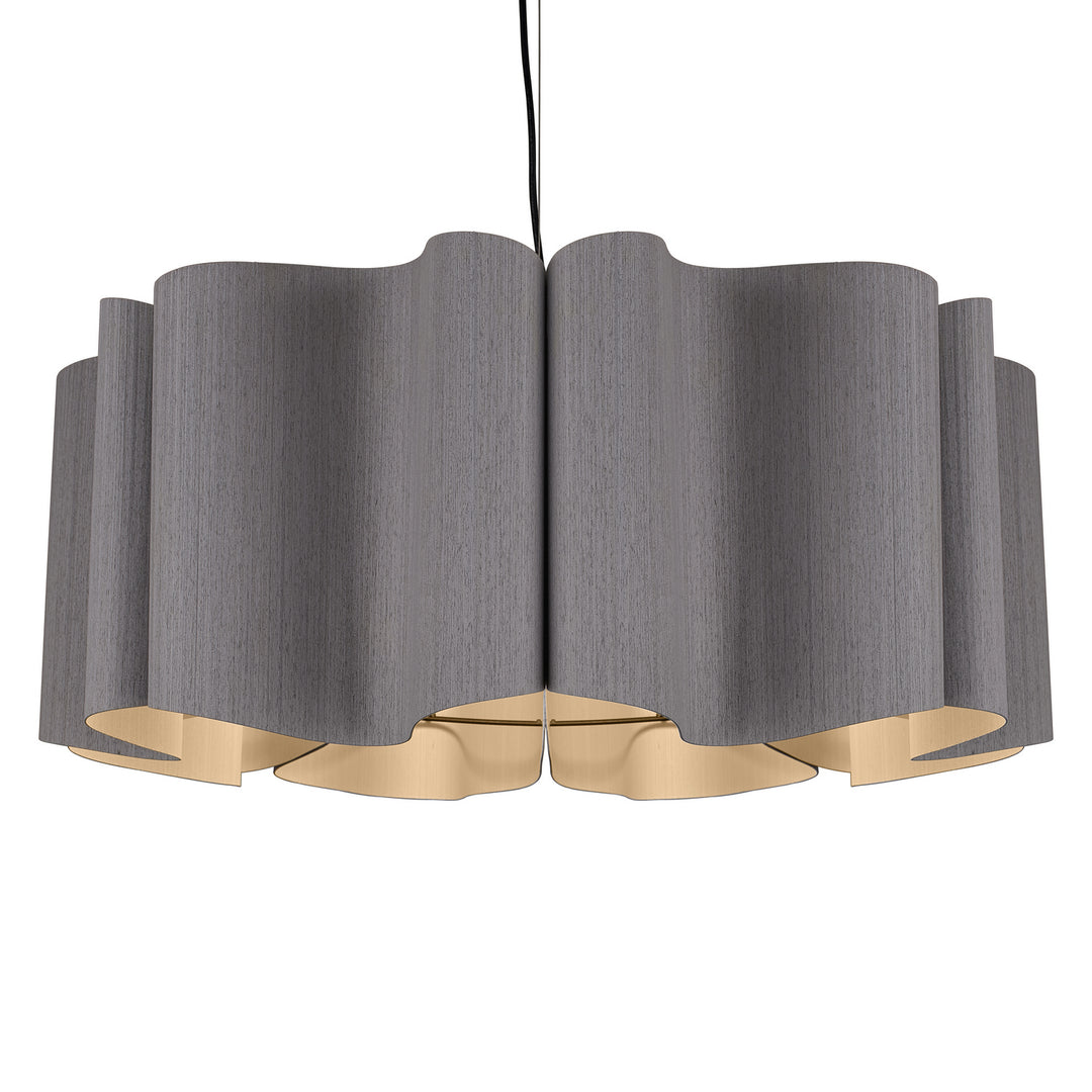 Bruck WEP WEPPAU/80/GYO/ASH Chandelier Light - Black