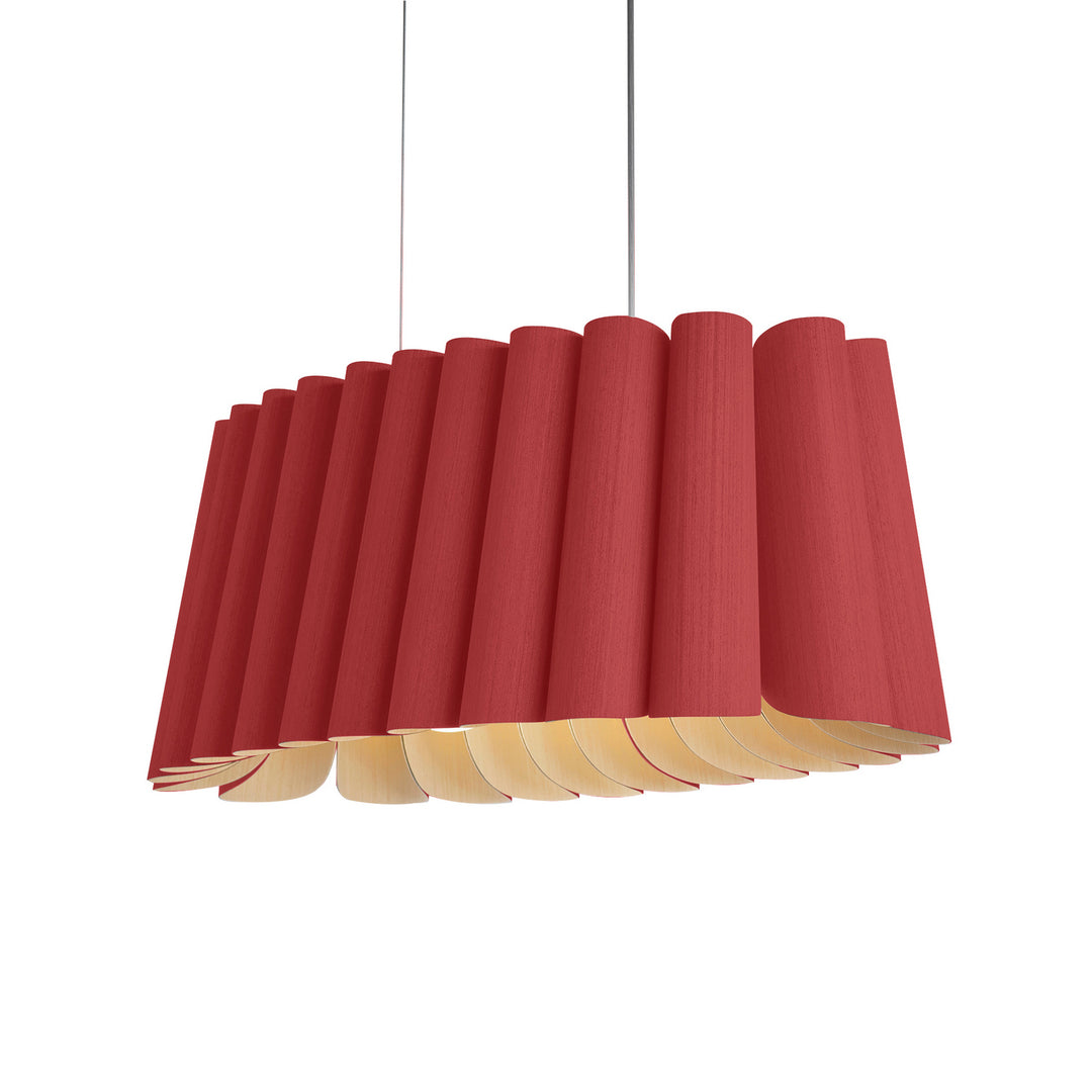 Bruck WEP WEPREN/80OVL/RED/ASH Pendant Light - Black