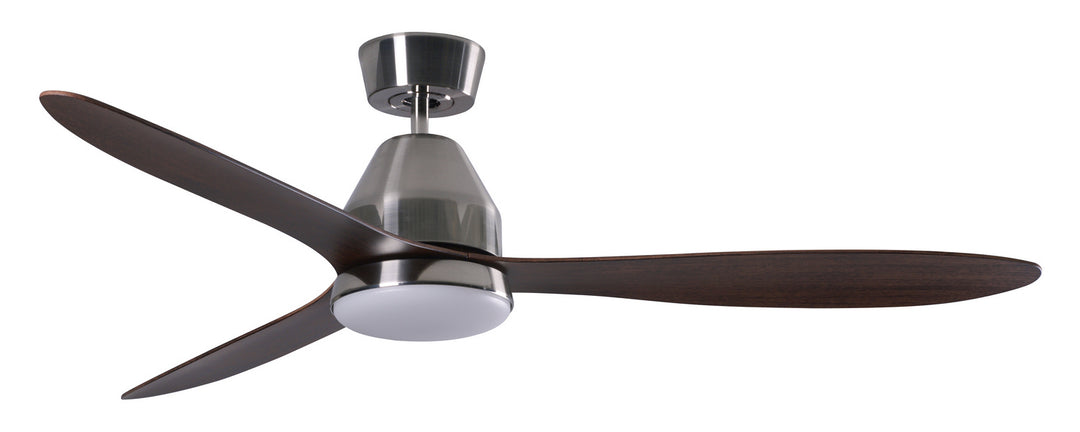 Beacon Lucci Air Whitehaven 21304501 Ceiling Fan 56 - Brushed Chrome, Dark Koa/