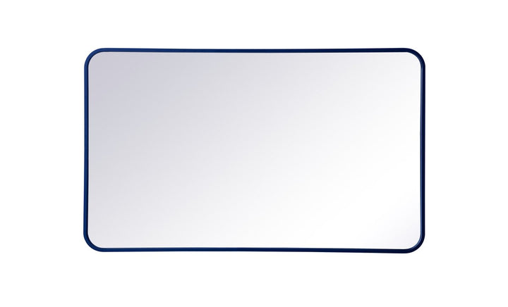 Elegant Lighting MR802440BL Modern Evermore Mirror Blue