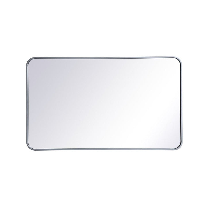 Elegant Lighting MR802440S Modern Evermore Mirror Silver